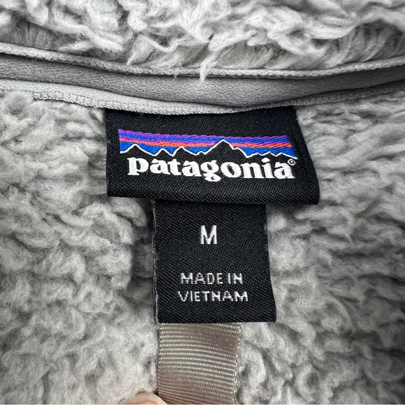 Patagonia Los Gatos 1/4 Zip Women’s Medium Pullover Fleece Jacket Drifter Gray - Picture 7 of 13